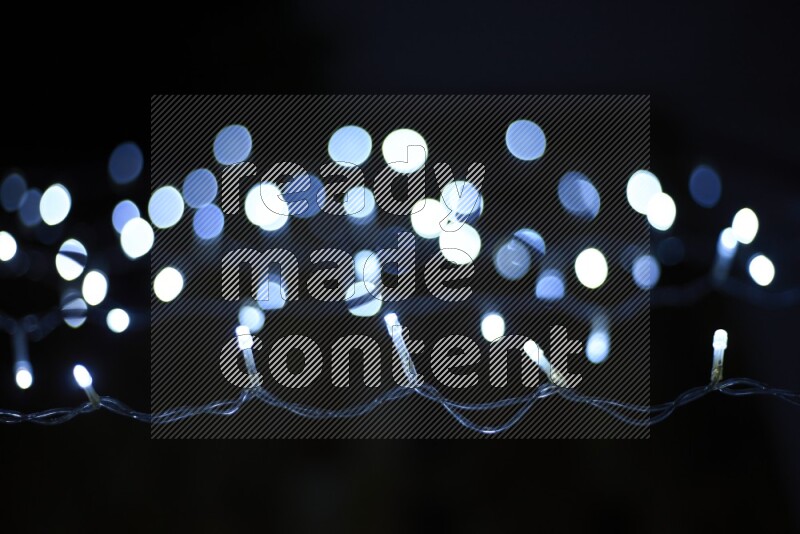 Bokeh light in white