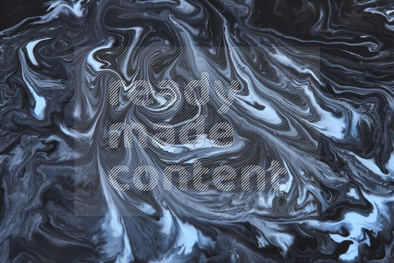 خلفية ملونة مع مزيج من ألوان الطلاء الأزرق والاسود