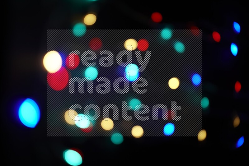 Bokeh light in multicolor