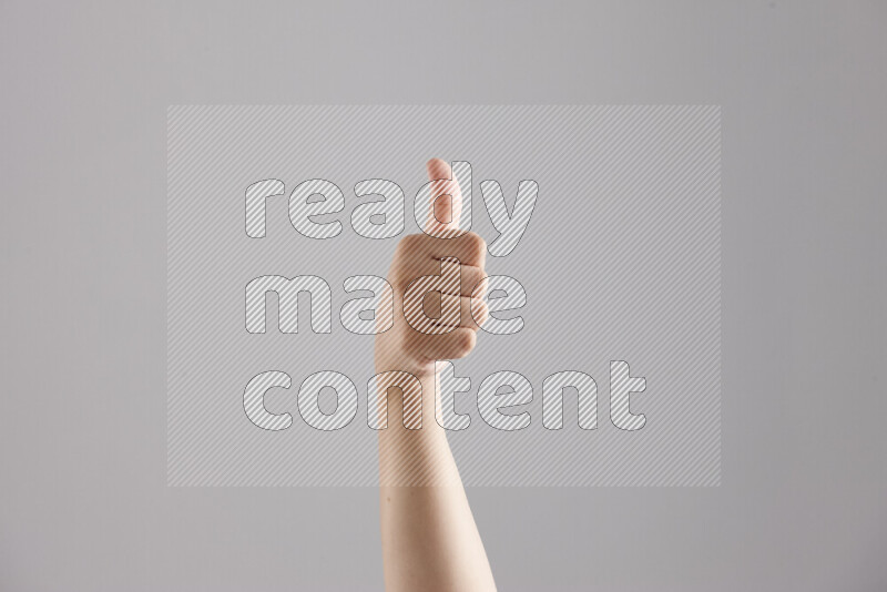 Woman hands gesturing sign language