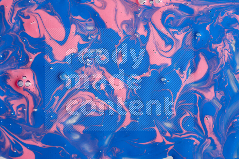 خلفية ملونة مع مزيج من ألوان الطلاء الوردي والأزرق