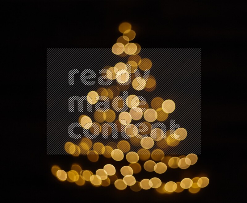 Bokeh light in yellow