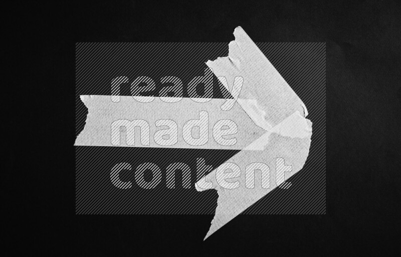 Duct tape on black background