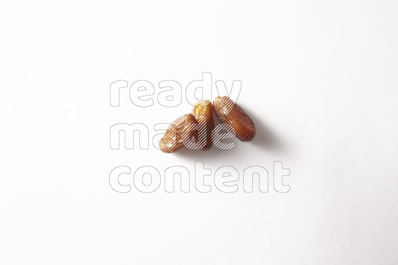 Dates on white background