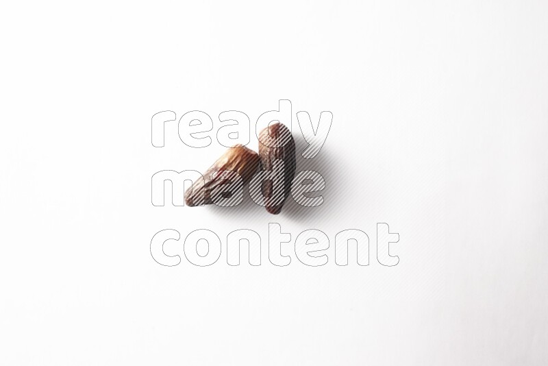 Dates on white background