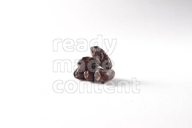 Dates on white background