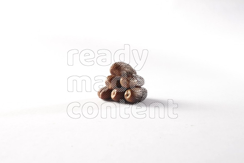 Dates on white background