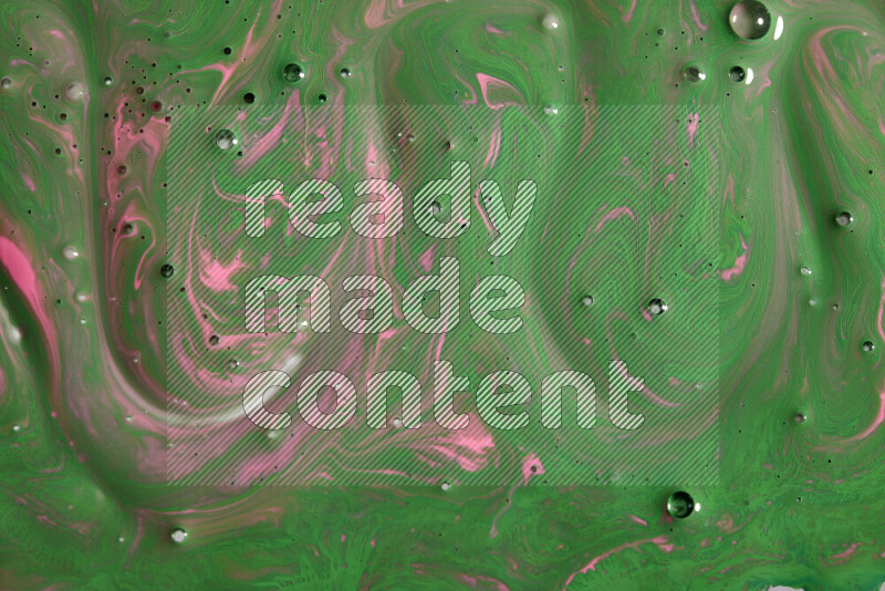 Abstract colorful background with mixed of pink and green paint colors
