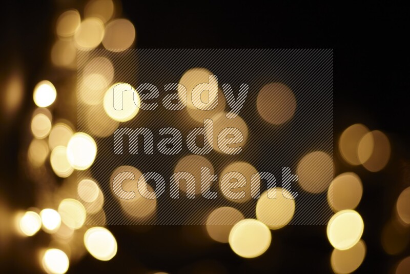 Bokeh light in yellow
