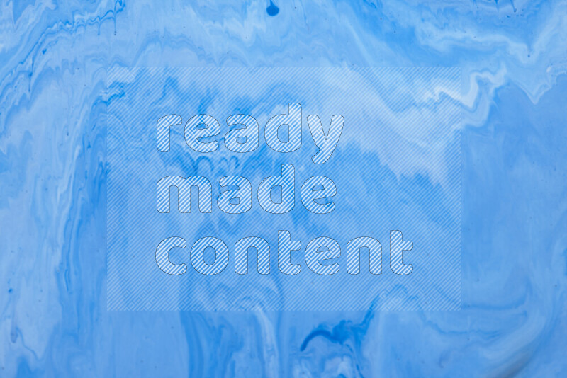 Close-ups of abstract blue paint texture in different shapes