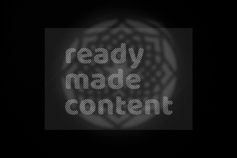 مجموعة من ضوء الغوبو الخافت تظهر أنماط هندسية علي سطح ناعم