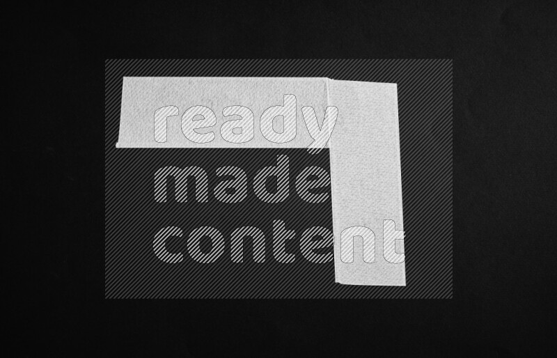 Duct tape on black background