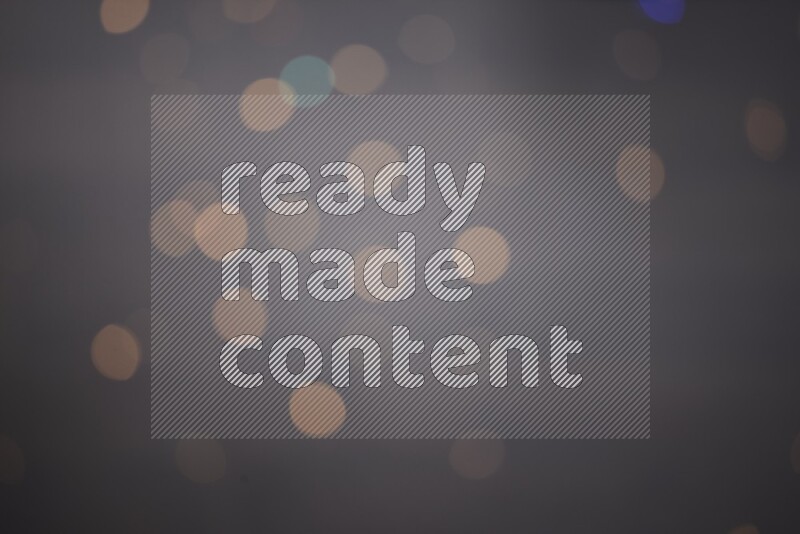 Abstract bokeh light with flare haze