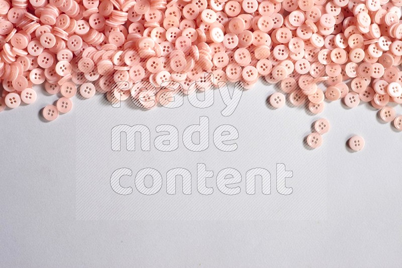 Rose buttons on grey background