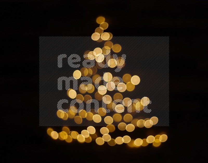 Bokeh light in yellow