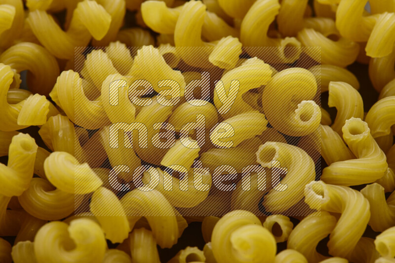 Twist pasta on grey background