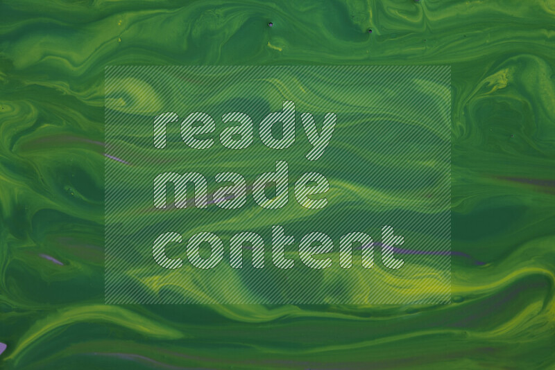 خلفية ملونة مع مزيج من ألوان الطلاء الأخضر والأصفر