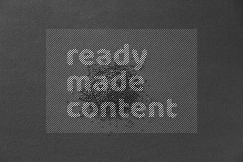 حبة البركة علي خلفية سوداء