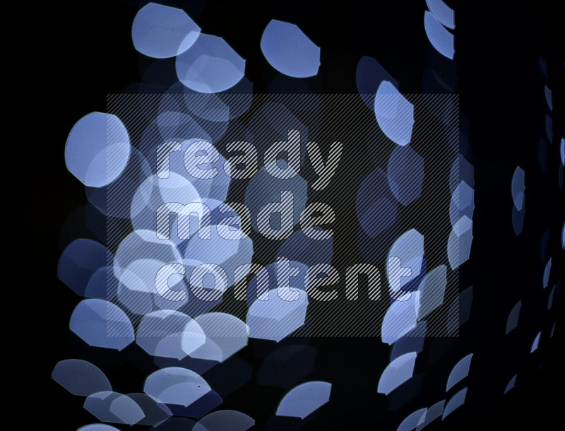 Bokeh light in geometric shape