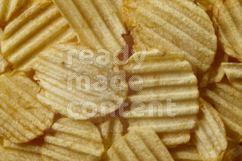 Chips snacks on white background