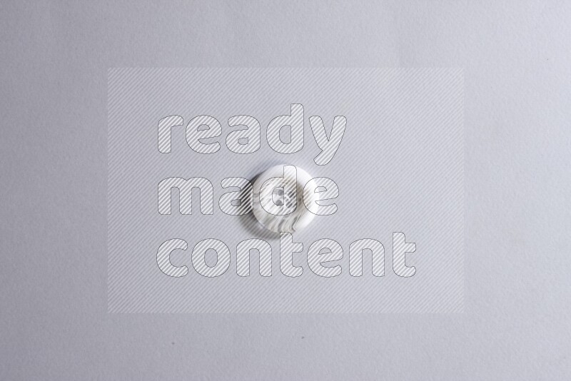 One colored button on grey background