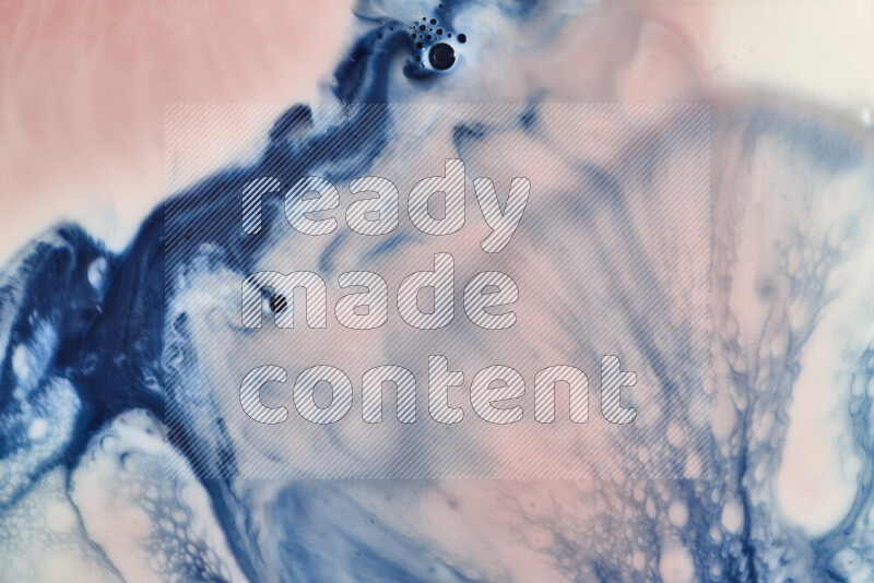 لقطة مقربة لأنماط دوامية باللون الأزرق والأحمر والأبيض