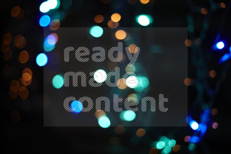 Bokeh light in multicolor