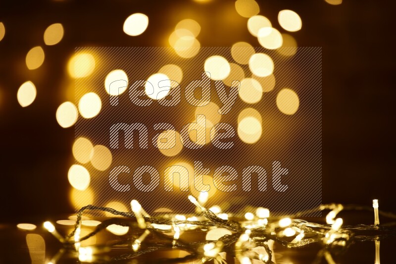 Bokeh light in yellow
