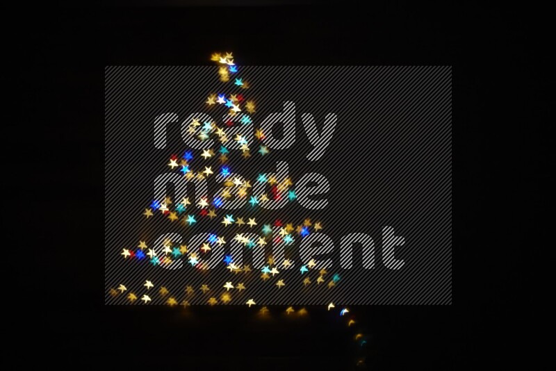 Bokeh light in star shape