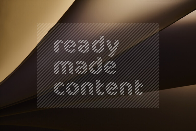 An abstract art piece displaying smooth curves in warm and cold gradients created by colored light