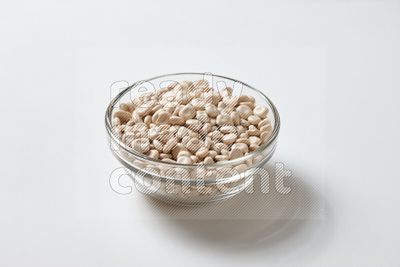 Lupin Beans on white background