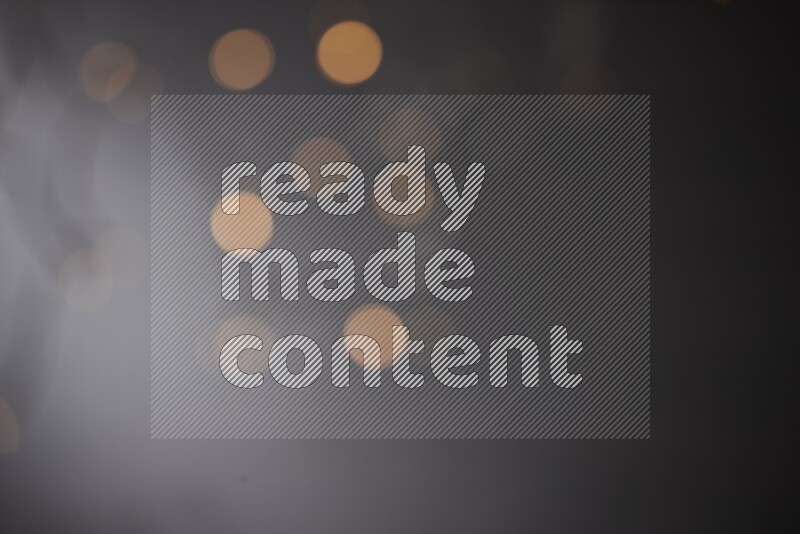 Abstract bokeh light with flare haze